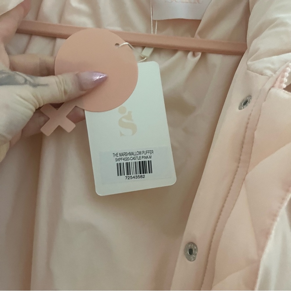 NWT Selkie The Castle Pink Marshmallow Puffer Coat - Picture 6 of 10
